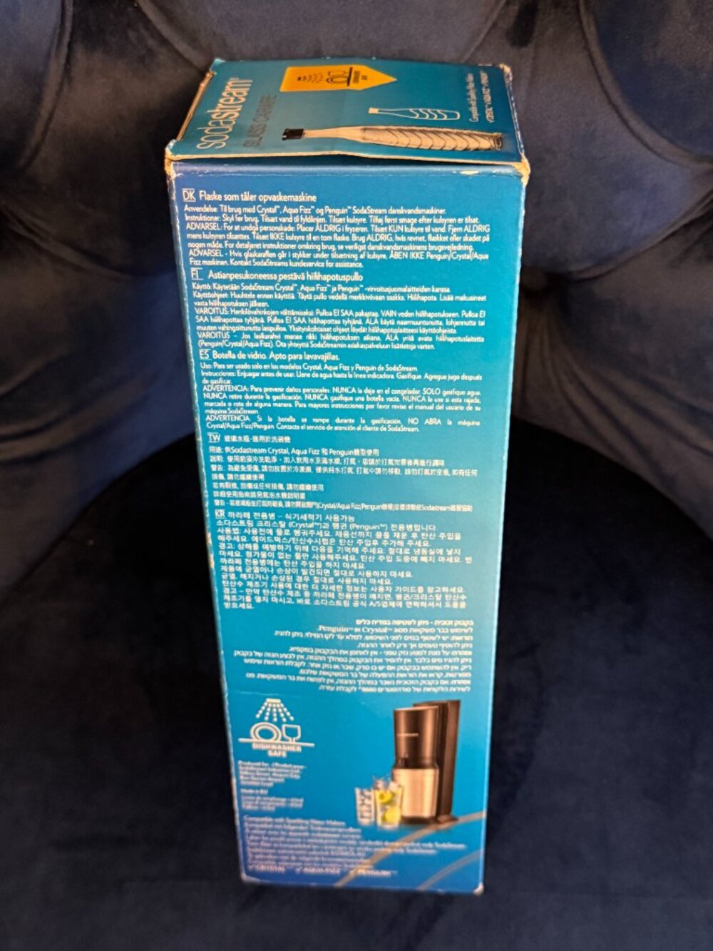 Glass 1-Liter Bottle SodaStream (NIB) - Picture 3 of 4